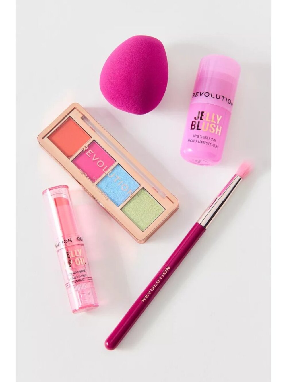 Revolution All About The Jelly Makeup Set, 5-Piece Beauty Gift Set